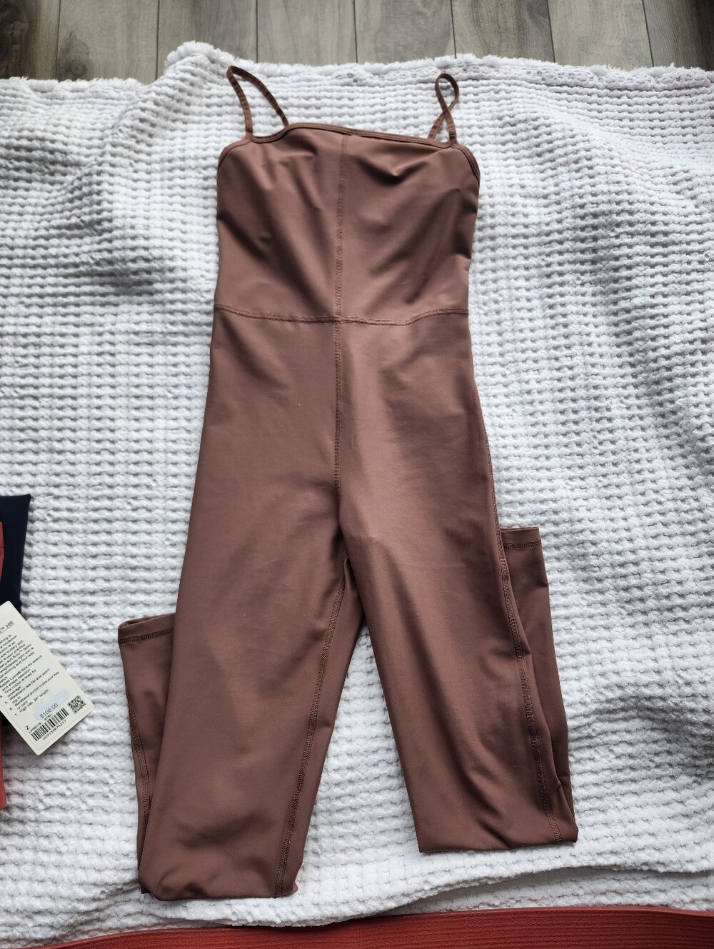 🍓Rose Mauve Jumpsuit Pilates Yoga XS